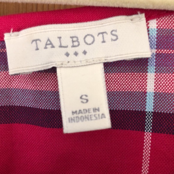 Talbots Sleeveless Cotton Pop-over Blouse SZ Small - Picture 4 of 9